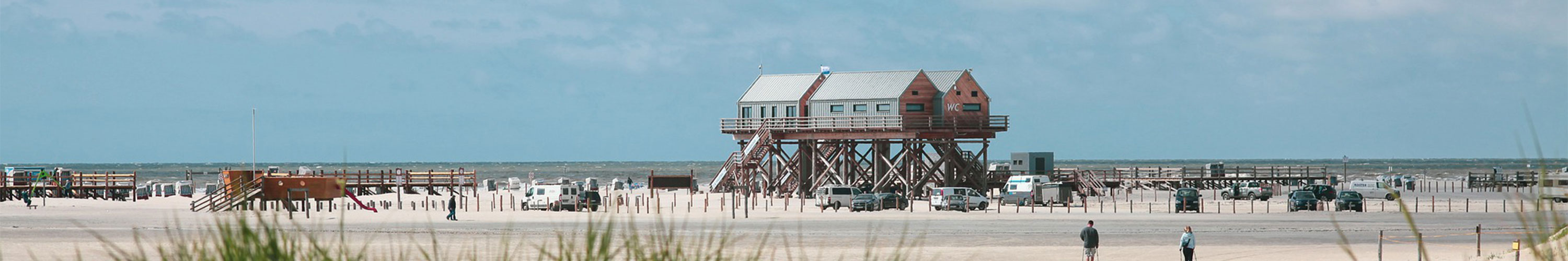 Häuser am Strand